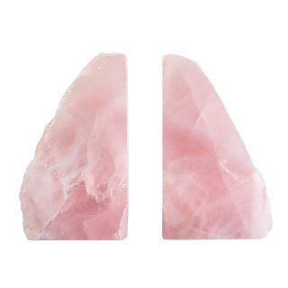 Rose Quartz Bookends - 1.82kg