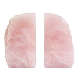 Rose Quartz Bookends - 3.19kg