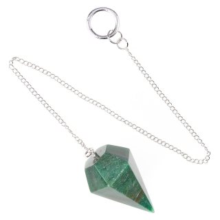 Green Fuchsite Pendulum