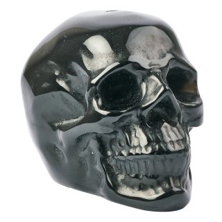 Black Obsidian Skull Incense Holder