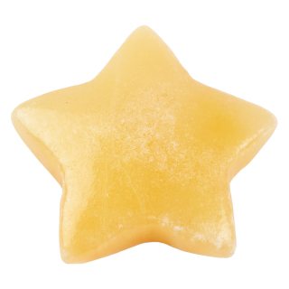 Yellow Jasper Star Carving