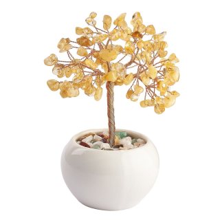 Citrine Gem Tree in Cup