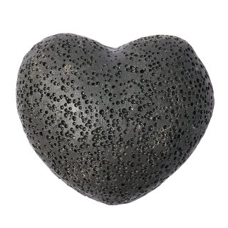 Black Lava stone Heart
