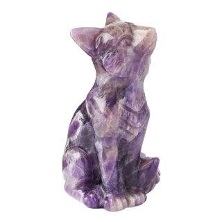 Amethyst Fox Carving - 75mm