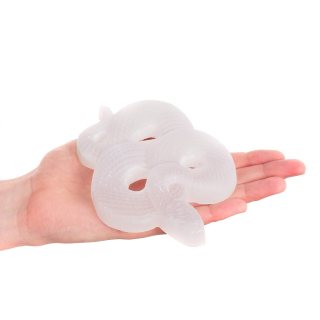 Selenite Snake Carving &ndash; 137mm