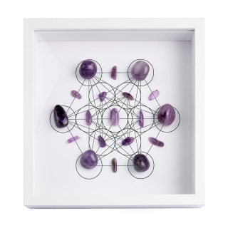 Amethyst Crystal Grid Picture