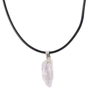 Quartz Crystal Pendant on adjustable cord