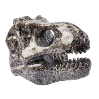 Yooperlite Dinosaur T-Rex Skull Carving