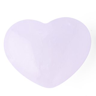 Quartz Crystal Heart Carving - 25mm x 30mm