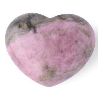 Rhodonite Heart Carving – 25mm x 30mm