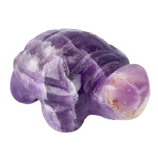 Amethyst Turtle Carving - 30mm