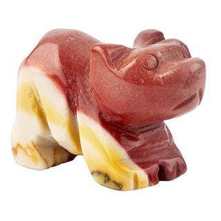 Mookaite Bear Carving – 30mm
