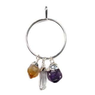 Circle Pendant - Silver Plated