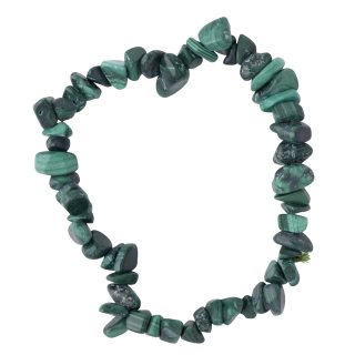 Malachite chip bracelet