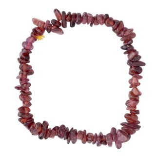 Hessonite garnet chip bracelet