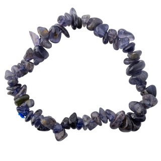 Iolite chip bracelet