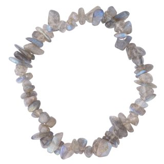 Labradorite chip bracelet