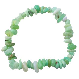Chrysoprase chip bracelet