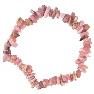 Rhodocrosite chip bracelet