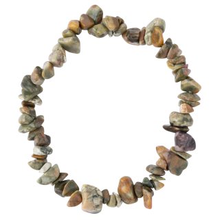 Rhyolite chip bracelet