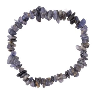 Iolite chip bracelet