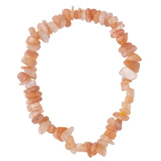 Sunstone chip bracelet
