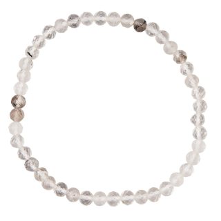 Herkimer diamond faceted bracelet