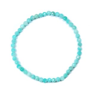 Amazonite faceted bracelet