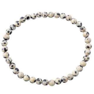 Dalmatian Jasper bead bracelet