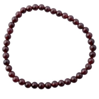 Garnet bead bracelet