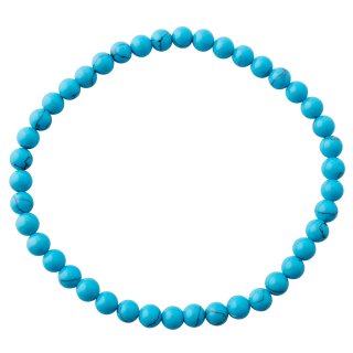 Reconstructed turquoise bead bracelet
