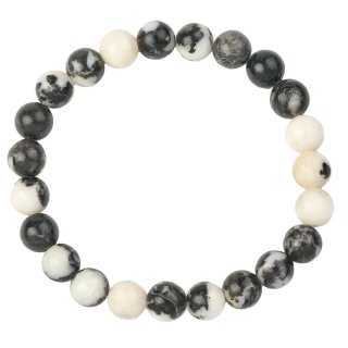 Zebra Jasper bead bracelet