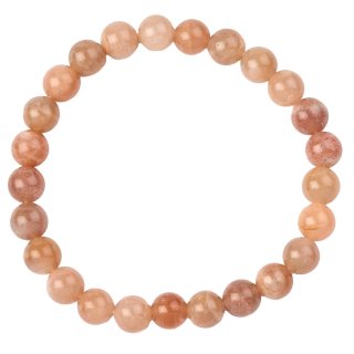 Sunstone bead bracelet