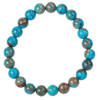 Chrysocolla bead bracelet