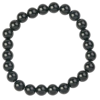 Black Agate 8mm bead bracelet