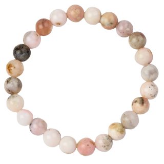 Pink Opal bead bracelet