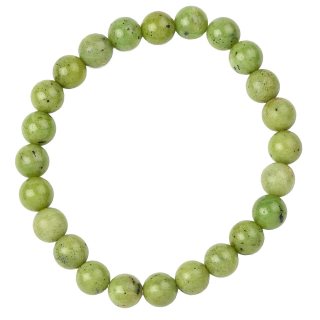 Canadian Nephrite Jade 8mm bead bracelet
