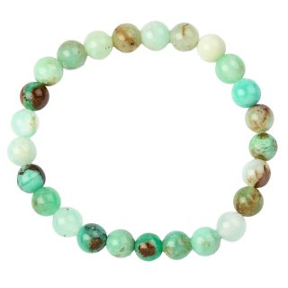 Chrysoprase bead bracelet
