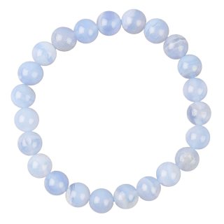 Blue Lace Agate bead bracelet