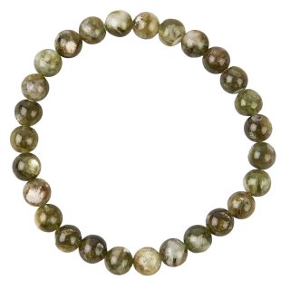 Green Mica bead bracelet