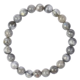 Labradorite 8mm Bead Bracelet