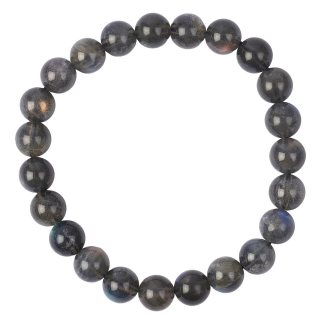 Dark Labradorite AA Grade 8mm Bead Bracelet 