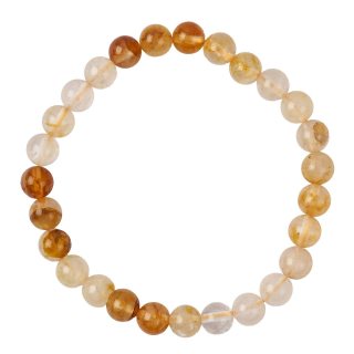 Golden Healer Quartz Bead Bracelet - 6mm