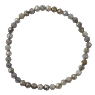 Labradorite Faceted Bead Bracelet