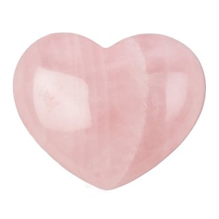 Rose Quartz Heart Carving – 25–30mm