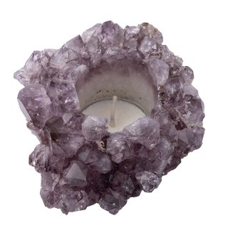 Amethyst Tealight Holder, Brazil