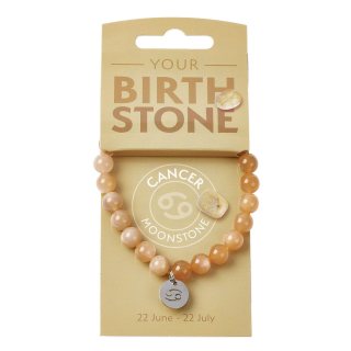 Birthstone Bracelet - Cancer - Moonstone