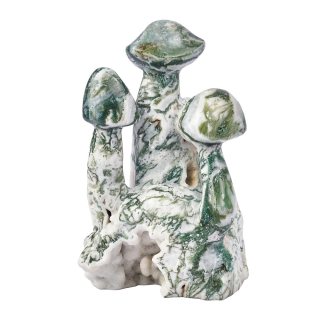 Moss Agate Mushrooms