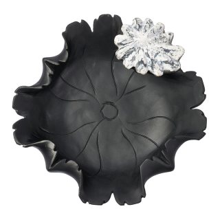 Black Chrysanthemum Lotus Bowl