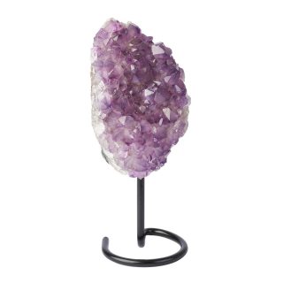 Amethyst Cluster on Metal Stand - 0.48kg